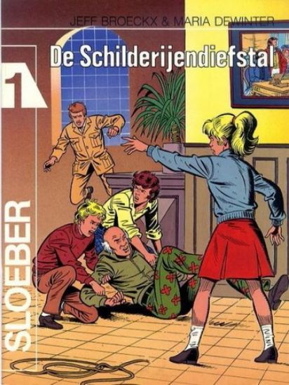 Afbeelding van Sloeber #1 - Schilderijendiefstal - Tweedehands (DEN GULDEN ENGEL, zachte kaft)