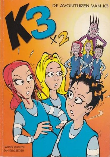 Afbeelding van K3 #1 - K3 x 2 - Tweedehands (STRIPUITGEVERIJ INFOTEX, zachte kaft)