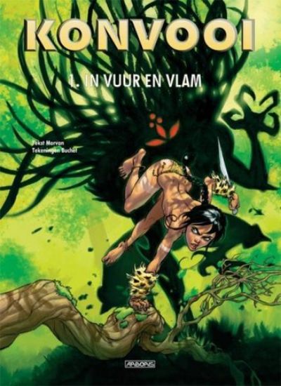 Afbeelding van Konvooi #1 - In vuur en vlam (groene kaft) - Tweedehands (ARBORIS, zachte kaft)