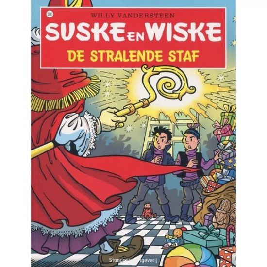 Afbeelding van Suske en wiske #306 - Stralende staf - Tweedehands (STANDAARD, zachte kaft)