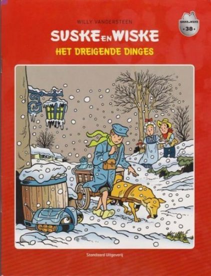 Afbeelding van Suske en wiske laatste nieuws #38 - Dreigende dinges (laatste nieuws) (STANDAARD, zachte kaft)