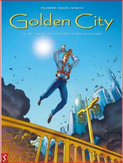 Afbeelding van Golden city #16 - Jacht op metamorfen (SILVESTER, harde kaft)