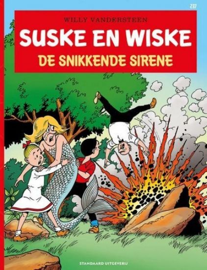 Afbeelding van Suske en wiske #237 - Snikkende sirene (nieuwe cover) (STANDAARD, zachte kaft)