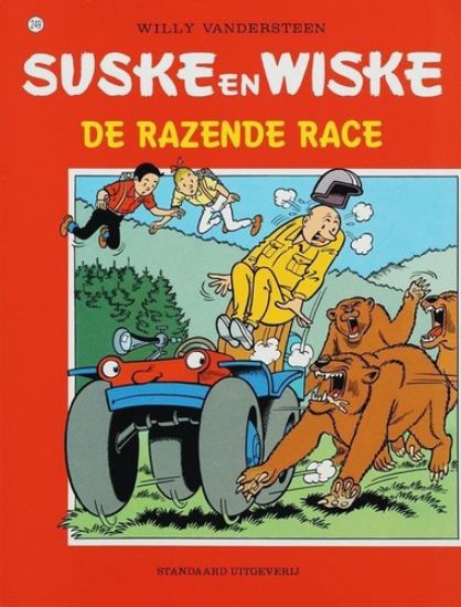 Afbeelding van Suske en wiske #249 - Razende race - Tweedehands (STANDAARD, zachte kaft)