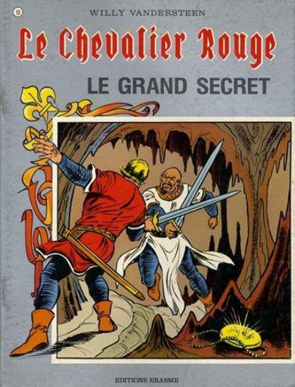 Afbeelding van Rode ridder (chevalier rouge) #10 - Grand secret - Tweedehands (ERASME, zachte kaft)