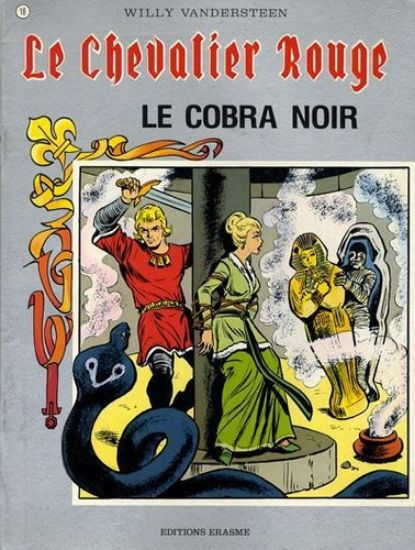 Afbeelding van Rode ridder (chevalier rouge) #18 - Cobra noir - Tweedehands (ERASME, zachte kaft)
