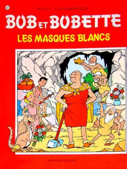 Afbeelding van Bob bobette #112 - Masques blancs - Tweedehands (STANDAARD, zachte kaft)