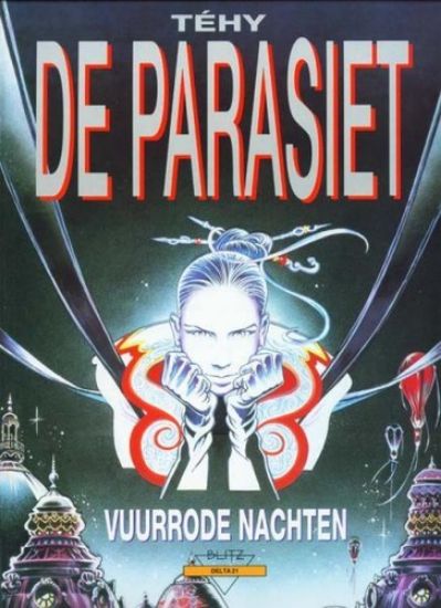 Afbeelding van Parasiet #1 - Vuurrode nachten - Tweedehands (BLITZ, zachte kaft)