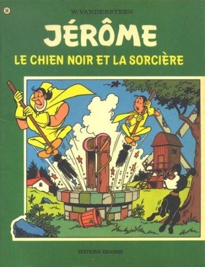 Afbeelding van Jerome (fra) #54 - Chien noir et la sorciere - Tweedehands (ERASME, zachte kaft)