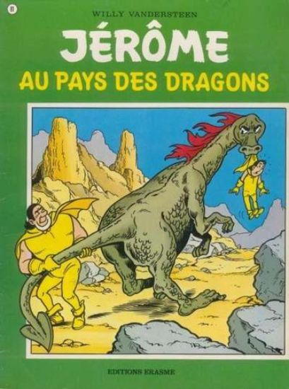 Afbeelding van Jerome (fra) #81 - Au pays des dragons - Tweedehands (ERASME, zachte kaft)