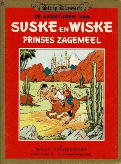 Afbeelding van Suske en wiske strip klassiek #6 - Prinses zagemeel - Tweedehands (STANDAARD, zachte kaft)