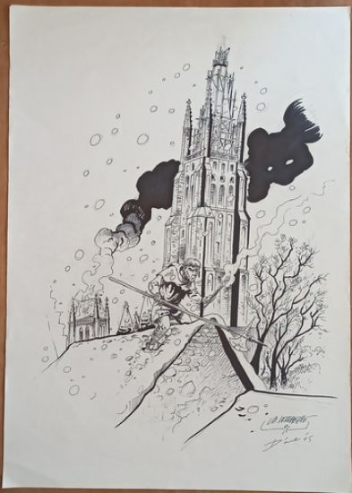 Afbeelding van Verhaeghe kerk 30x40