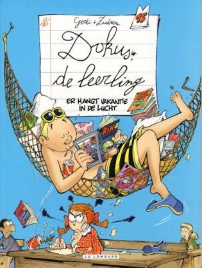 Afbeelding van Dokus de leerling #15 - Er hangt vakantie in de lucht (LOMBARD, zachte kaft)