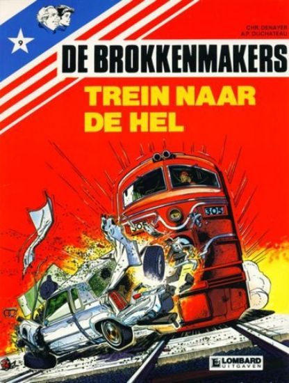 Afbeelding van Brokkenmakers #9 - Trein naar de hel - Tweedehands (LOMBARD, zachte kaft)