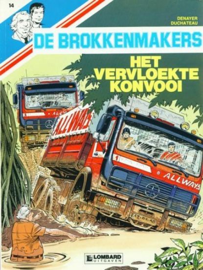 Afbeelding van Brokkenmakers #14 - Vervloekte konvooi - Tweedehands (LOMBARD, zachte kaft)