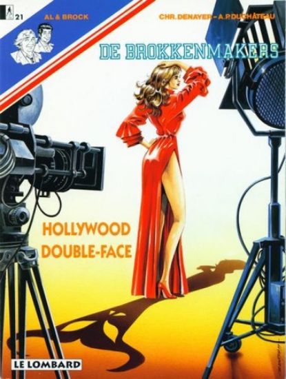 Afbeelding van Brokkenmakers #21 - Hollywood double-face (LOMBARD, zachte kaft)