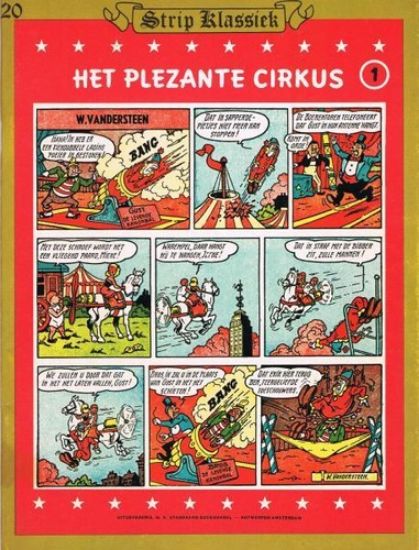 Afbeelding van Strip klassiek #20 - Plezante circus 1 (STANDAARD, zachte kaft)