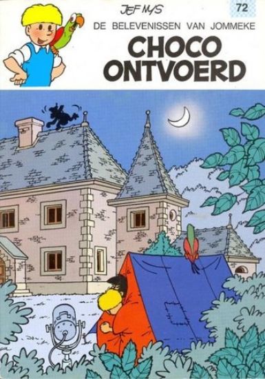 Afbeelding van Jommeke #72 - Choco ontvoerd - Tweedehands (HET VOLK, zachte kaft)