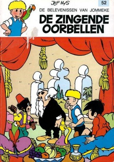 Afbeelding van Jommeke #52 - Zingende oorbellen - Tweedehands (HET VOLK, zachte kaft)