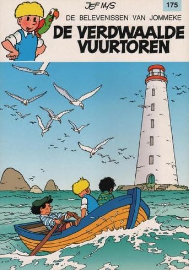 Afbeelding van Jommeke #175 - Verdwaalde vuurtoren - Tweedehands (HET VOLK, zachte kaft)