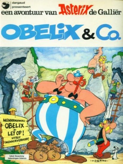 Afbeelding van Asterix #23 - Obelix & co (oude kaft) - Tweedehands (DARGAUD, zachte kaft)