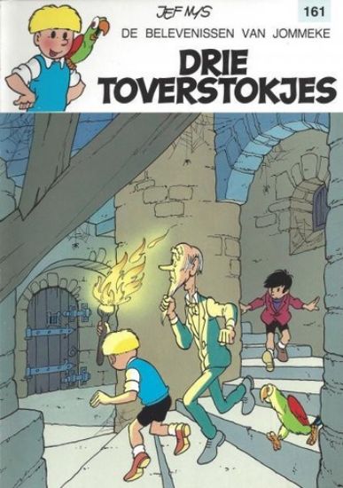 Afbeelding van Jommeke #161 - Drie toverstokjes - Tweedehands (HET VOLK, zachte kaft)