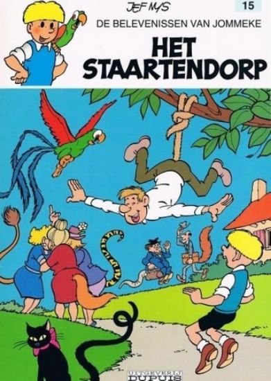 Afbeelding van Jommeke #15 - Staartendorp - Tweedehands (HET VOLK, zachte kaft)