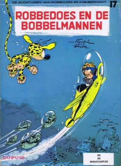 Afbeelding van Robbedoes - Robbedoes en de bobbelmannen (gb) - Tweedehands (DUPUIS, zachte kaft)