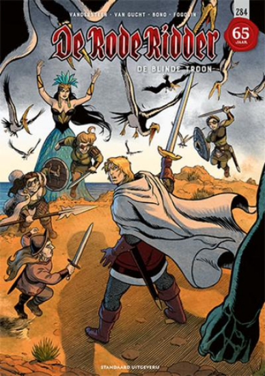 Afbeelding van Rode ridder #284 - Blinde troon - Tweedehands (STANDAARD, zachte kaft)