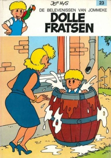 Afbeelding van Jommeke #23 - Dolle fratsen (stripbeurs middelkerke) - Tweedehands (HET VOLK, zachte kaft)