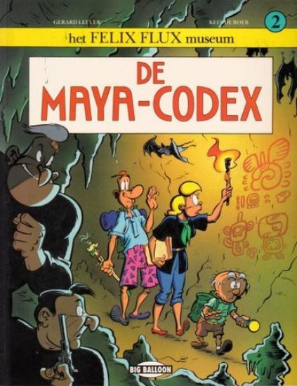 Afbeelding van Felix flux museum #2 - Maya codex - Tweedehands (BIG BALLOON, zachte kaft)