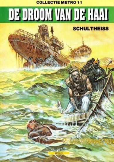 Afbeelding van Collectie metro #11 - Droom van de haai 2 lagos connection - Tweedehands (BLITZ, harde kaft)
