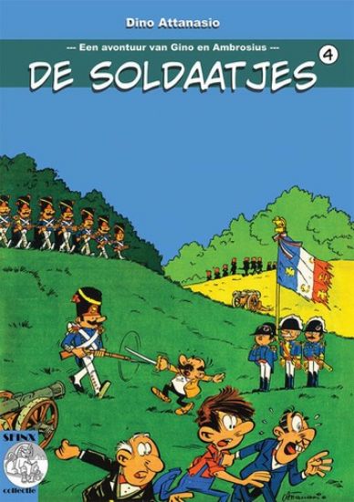 Afbeelding van Sfinx collectie #16 - Gino en ambrosius 4 de soldaatjes (VLAAMS STRIPCENTRUM VZW, zachte kaft)