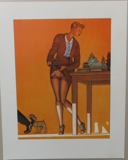 Afbeelding van Claude mirande hommage hergé 40 x 50 cm