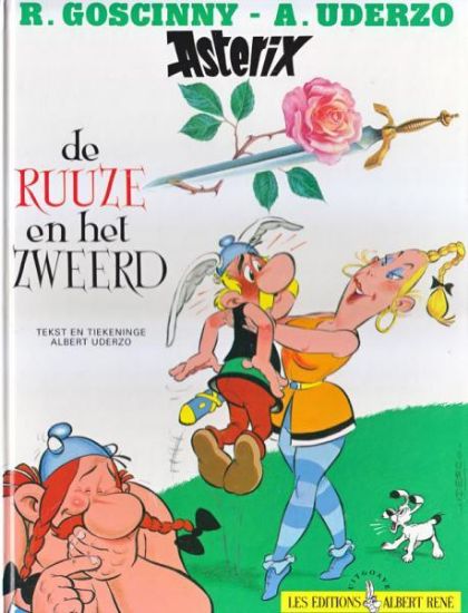Afbeelding van Asterix - Ruuze en het zweerd (gents) - Tweedehands (ALBERT RENE, harde kaft)