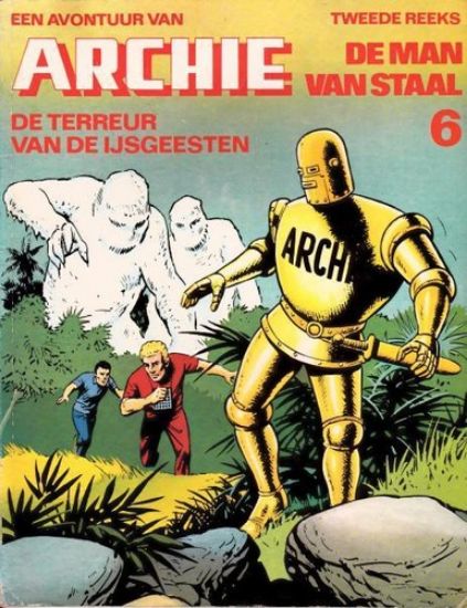 Afbeelding van Archie man staal #6 - Terreur van de ijsgeesten - Tweedehands (UIT OBERON, zachte kaft)