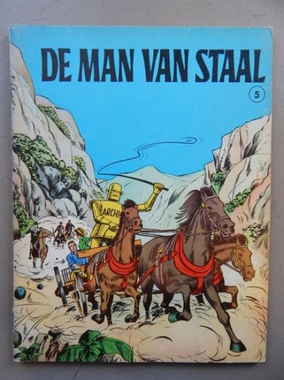 Afbeelding van Man van staal #5 - Man van staal - Tweedehands (DE SPAARNESTAD, zachte kaft)