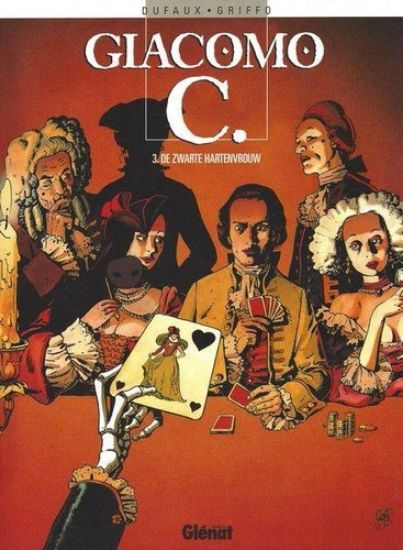 Afbeelding van Giacomo c #3 - Zwarte hartenvrouw (GLENAT, zachte kaft)