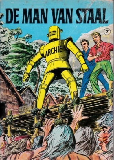 Afbeelding van Man van staal #7 - Man van staal - Tweedehands (DE SPAARNESTAD, zachte kaft)