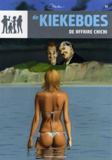 Afbeelding van Kiekeboes #91 - Affaire chichi cover karl - Tweedehands (STANDAARD, zachte kaft)