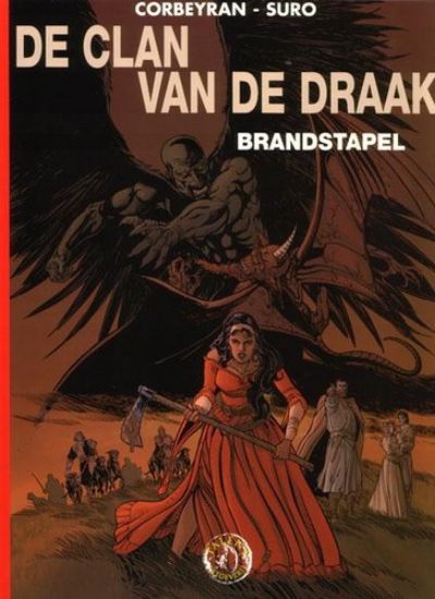 Afbeelding van Clan van de draak #2 - Brandstapel - Tweedehands (TALENT UITG, zachte kaft)