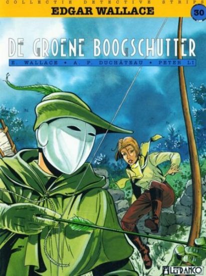 Afbeelding van Collectie detective #30 - Edgar wallace groene boogschutter - Tweedehands (LEFRANCQ, zachte kaft)