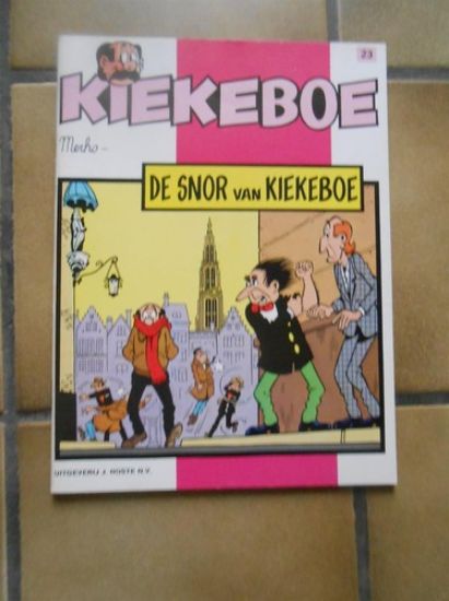 Afbeelding van Kiekeboe #23 - Snor van kiekeboe (zw/wit) - Tweedehands (HOSTE, zachte kaft)