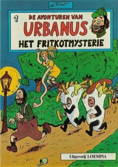 Afbeelding van Urbanus #1 - Fritkotmysterie (zw/wit) - Tweedehands (LOEMPIA, zachte kaft)