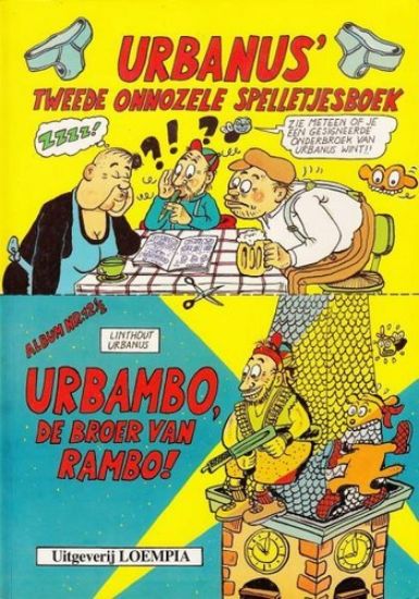 Afbeelding van Urbanus #2 - Tweede onnozele spelletjesboek - Tweedehands (LOEMPIA, zachte kaft)