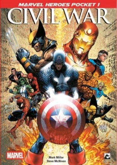 Afbeelding van Marvel heroes pocket #1 - Civil war (DARK DRAGON BOOKS, zachte kaft)