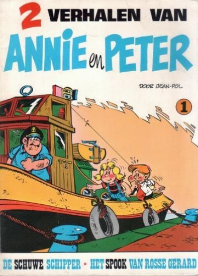 Afbeelding van Annie en peter #1 - Schuwe schipper/spook van rosse gerard - Tweedehands (HET VOLK, zachte kaft)