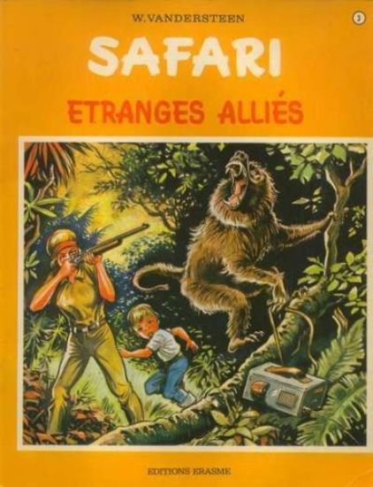 Afbeelding van Safari (frans) #3 - Etranges allies - Tweedehands (ERASME, zachte kaft)