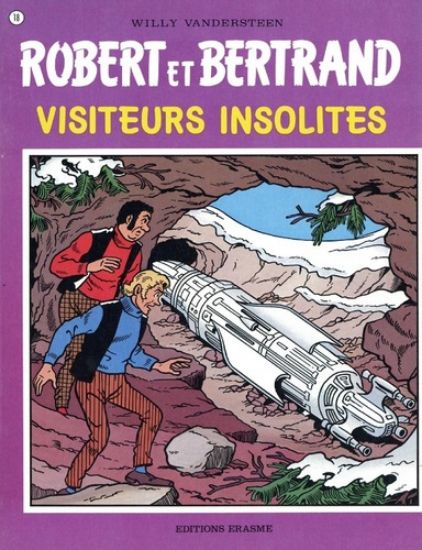 Afbeelding van Robert et bertrand (frans) #18 - Visiteurs insolites - Tweedehands (ERASME, zachte kaft)