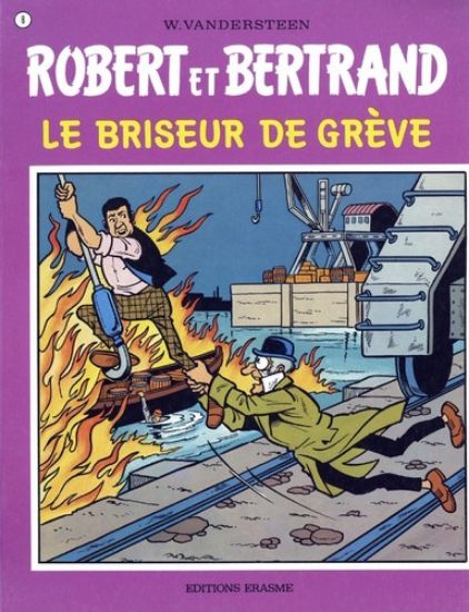 Afbeelding van Robert et bertrand (frans) #8 - Briseur de greve - Tweedehands (ERASME, zachte kaft)